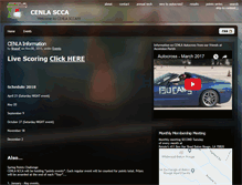 Tablet Screenshot of cenla-scca.org